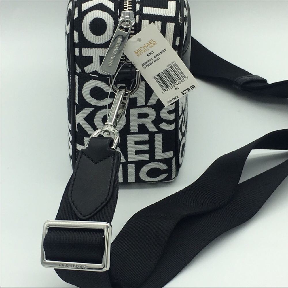 MICHAEL KORS KENLY LG POCKET XBODY BLACK MULTI_6